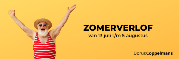 Bouwverlof 12/7/2024 - 5/8/2024