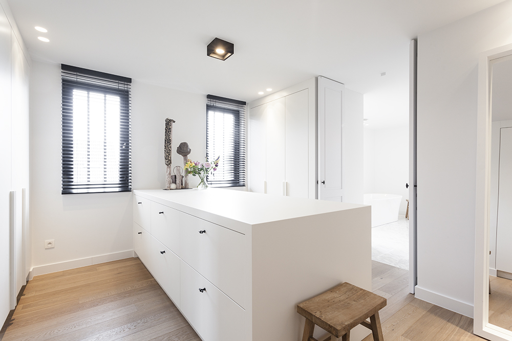Sfeervolle dressing met wit maatwerk